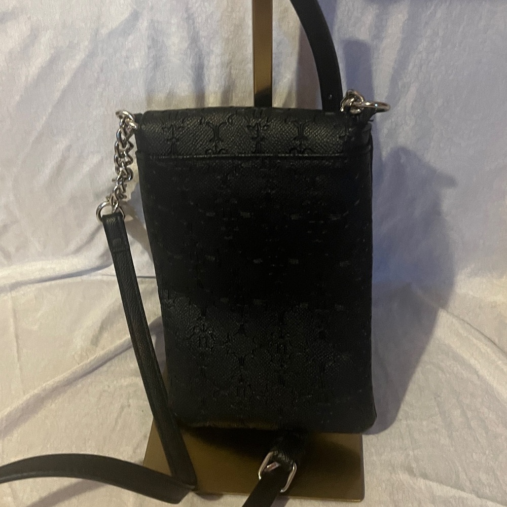 Nanette Lepore Black Textured Crossbody Bag - Picture 3 of 8